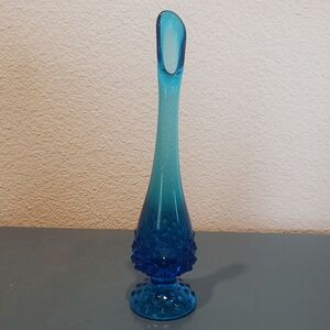 Elegant Blue Glass Vase
